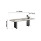 Luxury Sintered Stone Top Table Rectangle Table with Grey Double Pedestal Clearhalo ' dining_table' 'Dining Tables & Seating' 'Dining Tables' 'furn' 'furn_dining_table' 'Furniture' 'furniture_dining_table' 'Kitchen & Dining Furniture' 'kitchen&dining_furn' 'kitchen' 'kitchen_dining_table' 1200x1200_f55eb3d8-f6f9-4736-b6bb-27f95a199e57