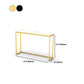 Table de console blanc rectangulaire moderne - Table de la console 11,81 "x 31,49"