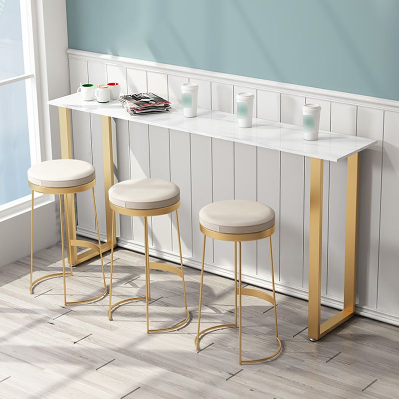 Scandinavian Backless Round BarStools for Home Upholstered Counter Height Stool Clearhalo 'Bar Furniture' 'Bar Stools' 'bar_stools' 'furn' 'furn_bar_stools' 'Furniture' 'furniture_bar_stools' 'Kitchen & Dining Furniture' 1200x1200_f55fe8c2-f60d-45d7-9405-053179e50488