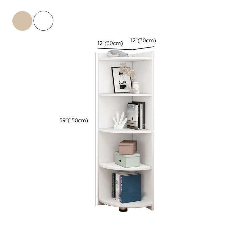 Moderno shelf -shelf -shelf -shelfcase libreria in legno ingegnerizzato con armadi