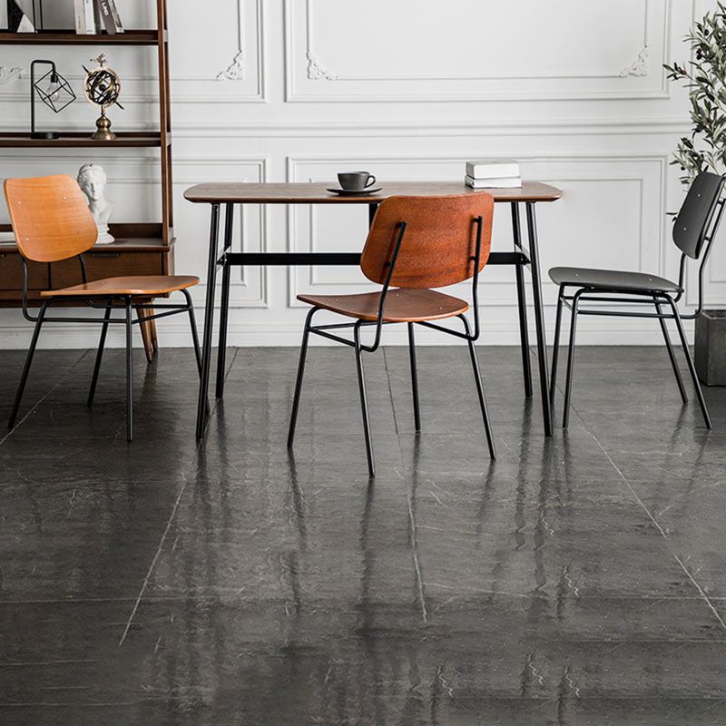 Industrial Style Open Back Armless Dining Chairs Wooden Dining Chairs for Home Clearhalo ' kitchen&dining_furn' 'Dining Chairs' 'Dining Tables & Seating' 'dining_chair' 'furn' 'furn_dining_chair' 'Furniture' 'furniture_dining_chair' 'Kitchen & Dining Furniture' 'kitchen' 1200x1200_f564ad32-8709-4f53-becf-fc770dffdfd6