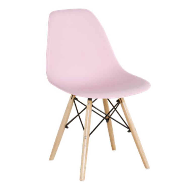 Glam Style Plastic Side Chair Matte Finish Solid Back Dining Chair for Home Use Clearhalo ' kitchen&dining_furn' 'Dining Chairs' 'Dining Tables & Seating' 'dining_chair' 'Furniture' 'furniture_dining_chair' 'Kitchen & Dining Furniture' 'kitchen' 1200x1200_f56747e4-5ebb-4f09-9dcc-146fa69b32b5