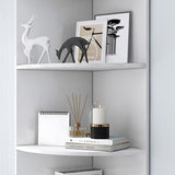 Corner Wood Accent Chest with Shelves Contemporary Side Cabinet Clearhalo 'Cabinets & Chests' 'cabinets_chests' 'furn' 'furn_cabinets_chests' 'Furniture' 'Living Room Furniture' 1200x1200_f56974b2-0511-4142-b07d-9be4e23134ee