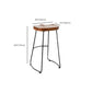 Contemporary Armless Bar Stools Solid Wood Barstool with Footrest Clearhalo 'Bar Furniture' 'Bar Stools' 'bar_stools' 'furn' 'furn_bar_stools' 'Furniture' 'Kitchen & Dining Furniture' 1200x1200_f569b01c-e247-47a2-a53f-62245977e0bb