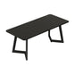 Industrial Style Dining Table Black Sintered Stone Dining Table with Metal Base Clearhalo ' dining_table' 'Dining Tables & Seating' 'Dining Tables' 'furn' 'furn_dining_table' 'Furniture' 'furniture_dining_table' 'Kitchen & Dining Furniture' 'kitchen&dining_furn' 'kitchen' 'kitchen_dining_table' 1200x1200_f56b0191-02df-445f-a880-e757d5c8a85d
