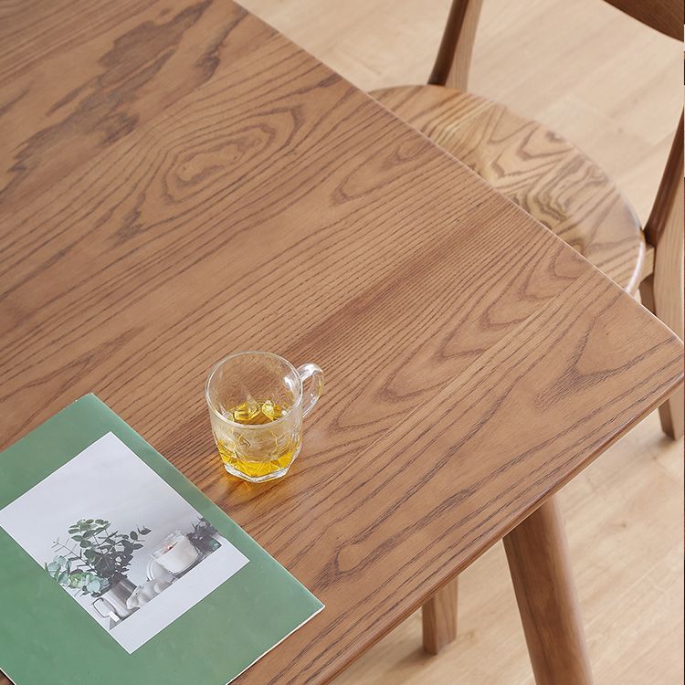 Modern Wood Table Set for 4/6 with Rectangle Table Dining Set for Restaurant Clearhalo 'Dining Room Sets' 'Dining Tables & Seating' 'dining_room_set' 'furn' 'furn_dining_room_set' 'Furniture' 'furniture_dining_room_set' 'Kitchen & Dining Furniture' 'kitchen&dining_furn' 'kitchen' 1200x1200_f56d391c-7be8-4719-a60b-846ff004e5a9