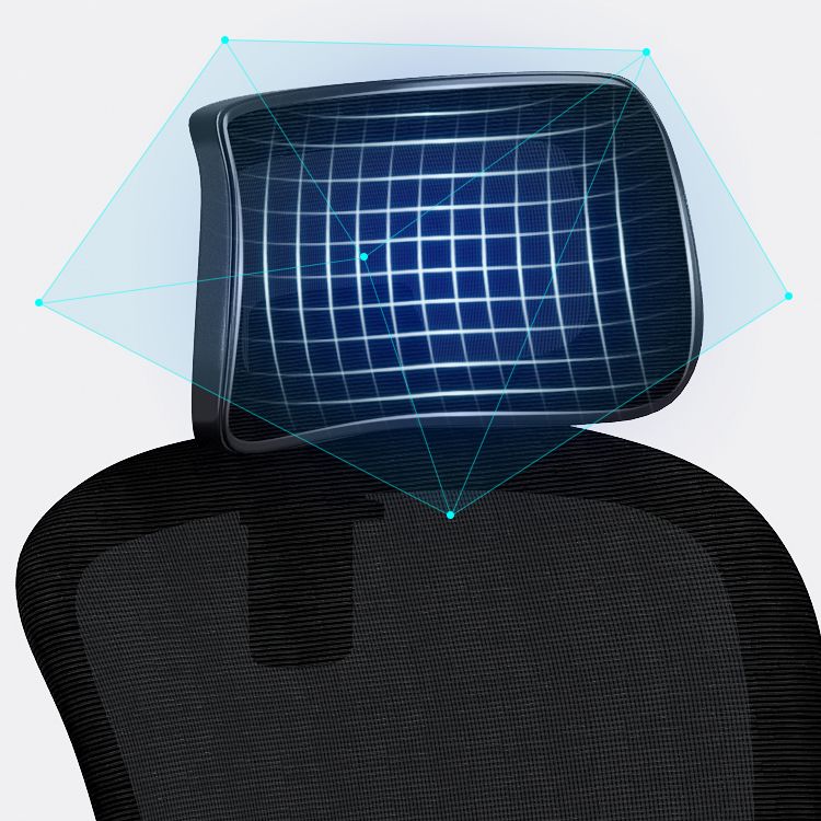 Sedia da scrivania armi rimovibile moderna sedia da ufficio ergonomico con schiena traspirante