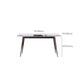 Rectangle Grey Dining Table Rubberwood Solid Wood Legs Dining Table Clearhalo 'Dining Tables & Seating' 'Dining Tables' 'dining_table' 'furn' 'furn_dining_table' 'Furniture' 'Kitchen & Dining Furniture' 1200x1200_f56ec22e-98d6-4e3e-aabc-ac07e825c42f