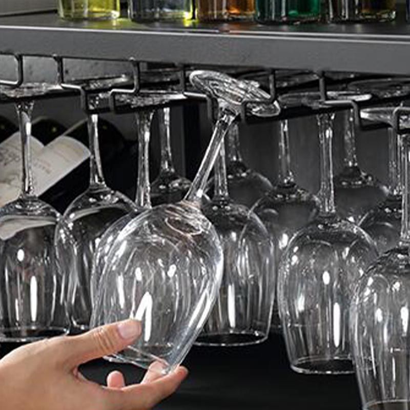 Modern Floor Wine Glass Stemware Rack Holder Metal Wine Rack Clearhalo 'furn' 'furn_wine_racks' 'Furniture' 'Kitchen & Dining Furniture' 'Wine Racks' 'wine_racks' 1200x1200_f56fbb3e-6dcc-4463-bcfa-25093b6970ee