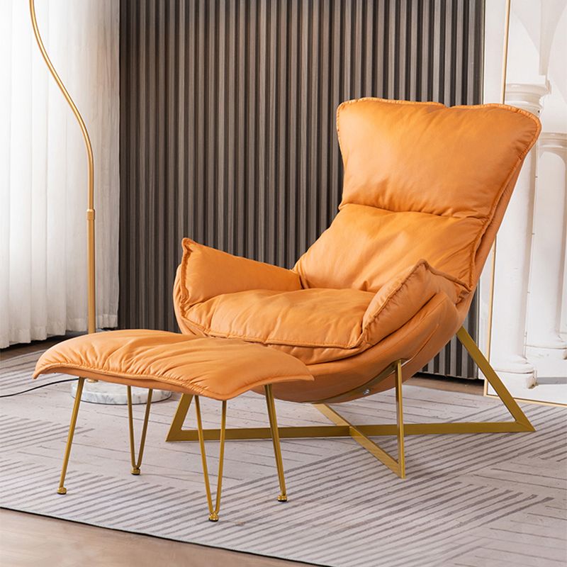 Glam Cross Side Chair Armless Gold Base Side Chair for Living Room Clearhalo 'Accent Chairs' 'accent_chairs' 'Chairs & Seating' 'furn' 'furn_accent_chairs' 'Furniture' 'Living Room Furniture' 1200x1200_f57066c6-c2bb-4991-9ca6-2fe63a8f5e7a