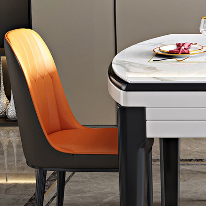 センターストーンダイニングテーブルセット7ピースキッチン用ダイニングセット