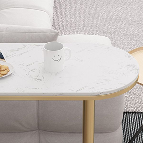 Juego de mesa de bar de mármol sintético estilo Glam, mesa de mostrador de 1/2/3 piezas para interior