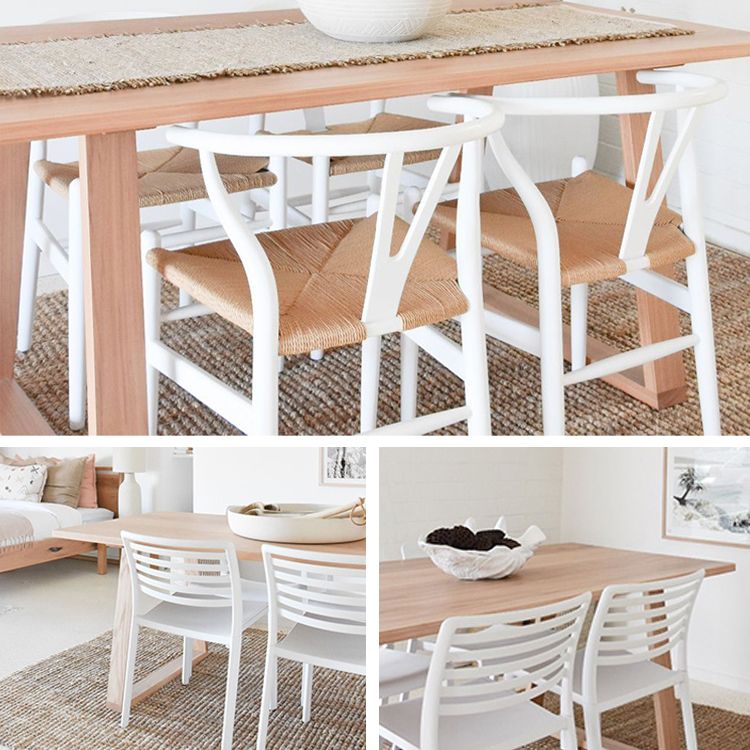 Solid Wood Industrial Rectangle Table Wood Top Indoor Table with Sled Base Clearhalo ' dining_table' 'Dining Tables & Seating' 'Dining Tables' 'furn' 'furn_dining_table' 'Furniture' 'furniture_dining_table' 'Kitchen & Dining Furniture' 'kitchen&dining_furn' 'kitchen' 'kitchen_dining_table' 1200x1200_f5722112-eccd-49c3-b731-62b2c2cb66fc