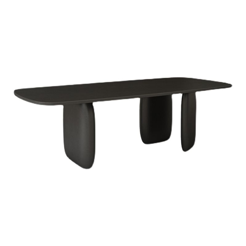 Rectangle Shape Dining Table Solid Wood Table Modern with 3 Legs for Dining Room Clearhalo ' dining_table' 'Dining Tables & Seating' 'Dining Tables' 'furn' 'furn_dining_table' 'Furniture' 'furniture_dining_table' 'Kitchen & Dining Furniture' 'kitchen&dining_furn' 'kitchen' 'kitchen_dining_table' 1200x1200_f572496e-4886-47eb-83db-69ccf01e6f41