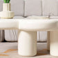 Table basse en bois blanc, 4 pieds, Table de Cocktail pour le salon