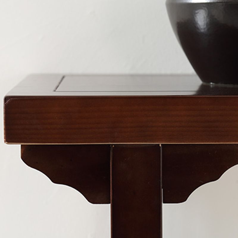 Walnusskonsolentisch Massivholz 9,84 Zoll breites Konsolensofa -Tisch