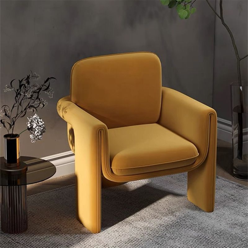 35.43" High Velvet Armless Chair Solid Wood Frame Chair for Living Room Clearhalo 'Accent Chairs' 'accent_chairs' 'Chairs & Seating' 'furn' 'furn_accent_chairs' 'Furniture' 'Living Room Furniture' 1200x1200_f578a9f6-98d9-4d86-90f5-165676c7c604