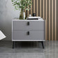 Faux Marble and Solid Wood Nightstand Contemporary Legs Included Bed Nightstand Drawers Clearhalo 'Bedroom Furniture' 'furn' 'furn_night_stand' 'Furniture' 'night_stand' 'Nightstands' 1200x1200_f579f35b-2d85-4b5b-9112-3e7b367e8058