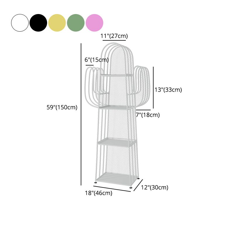 18.1"L Scandinavian Style Standard Bookcase Metal Closed Back Bookshelf Clearhalo 'Bookcases' 'furn' 'furn_bookcases' 'Furniture' 'furniture_bookcases' 'Office Furniture' 1200x1200_f57aaec4-516f-405e-9ffe-dc53efec3fa8