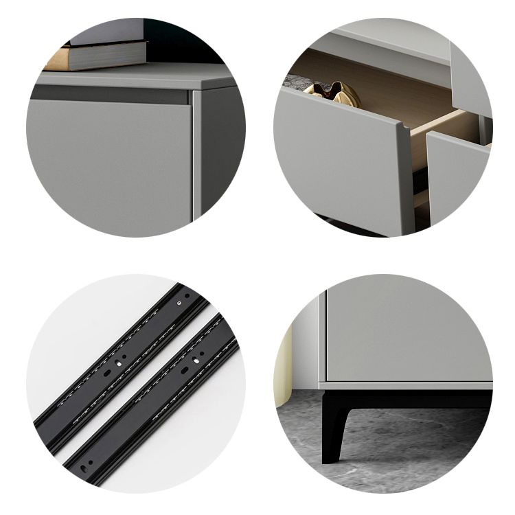 Mobile sideboard del soggiorno in legno moderno moderno server buffet con cassetto