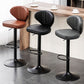 Home Swivel verstelbare hoogte Krukkruk Moderne matte afwerking Lederen barstool