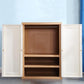 Plastic Matte Finish Storage Cabinet for Bedroom Contemporary Hinged Door Cabinet