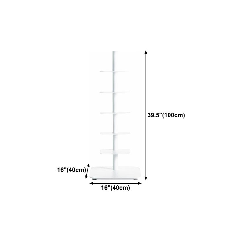 Metal Geometric Bookcase Scandinavian Style Open Back Bookshelf Clearhalo 'Bookcases' 'furn' 'furn_bookcases' 'Furniture' 'furniture_bookcases' 'Office Furniture' 1200x1200_f58068cb-b4fd-49c3-84d0-cdb552a50864