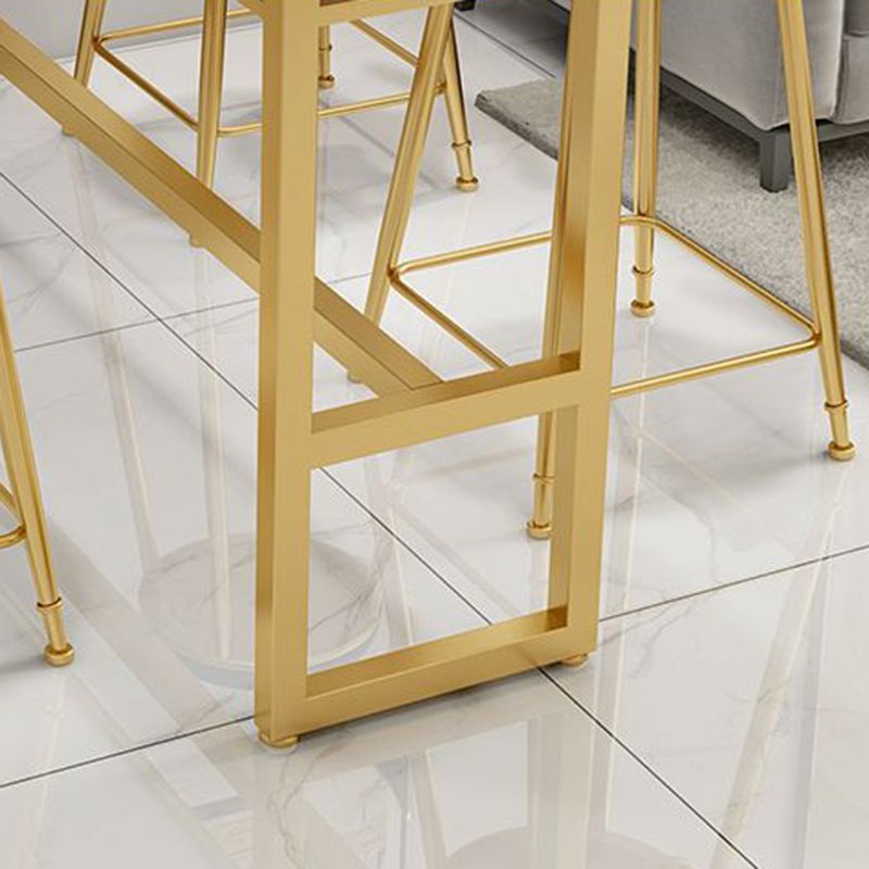 Glam Style Bar Set 1/2/3/5 Pieces Faux Marble Rectangle Counter Set Clearhalo 'Bar Furniture' 'furn' 'furn_home_bar_bar_sets' 'Furniture' 'Home Bars & Bar Sets' 'home_bar_bar_sets' 'Kitchen & Dining Furniture' 1200x1200_f5822284-040f-4e8e-aff8-ce8e354b1438