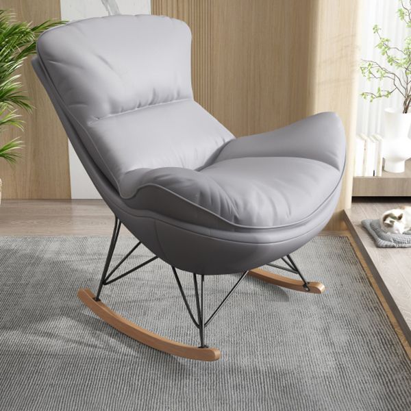 Living Room Modern Style Rocking Chair Leisure Home Lazy Sofa Chair Clearhalo 'Chairs & Seating' 'furn' 'furn_rocking_chairs' 'Furniture' 'Living Room Furniture' 'Rocking Chairs' 'rocking_chairs' 1200x1200_f58536a0-3261-4e9a-9308-f917fdc07765