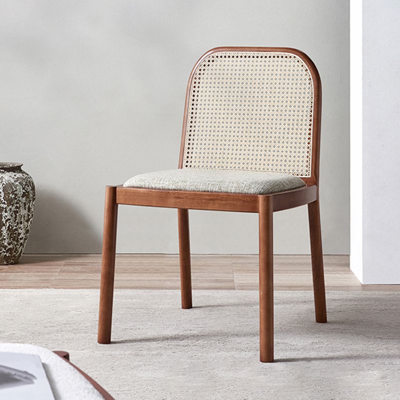 Sedie da pranzo tradizionali senza braccia sedia in legno massiccio set per la casa