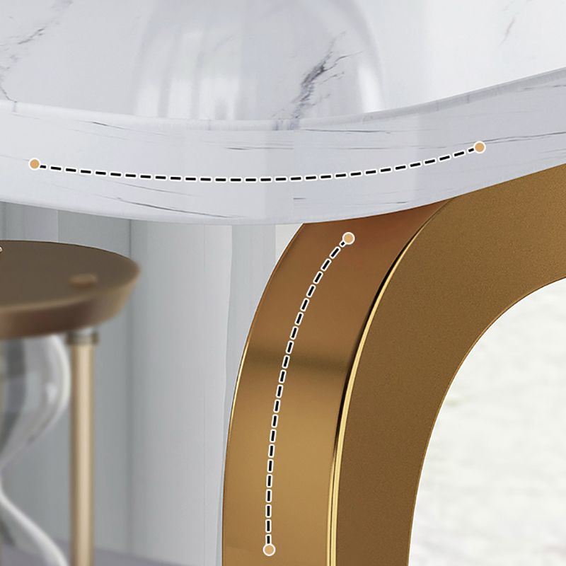 Modern Farmhouse Rectangular Wood Side End Table with Four Metal Legs Clearhalo 'Coffee & Accent Tables' 'End & Side Tables' 'end_side_tables' 'furn' 'furn_end_side_tables' 'Furniture' 'Living Room Furniture' 1200x1200_f586de5d-3c4a-4377-bb27-7c709a970f08