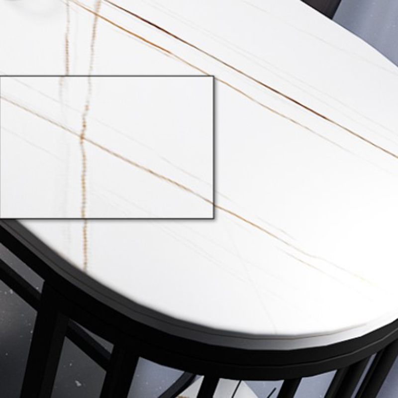 Modern Style Bar Table 42-inch Height Stone Top Bistro Table with Storage Shelf Clearhalo 'Bar Furniture' 'Bar Tables' 'bar_tables' 'furn' 'furn_bar_tables' 'Furniture' 'furniture_bar_tables' 'Kitchen & Dining Furniture' 1200x1200_f5874a4e-5675-49c6-a4c8-d662e6dc4bf8