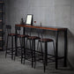 Industrial Bar Table Solid Wood Rectangle Pub Table for Outdoor Breakroom Clearhalo 'Bar Furniture' 'Bar Tables' 'bar_tables' 'furn' 'furn_bar_tables' 'Furniture' 'Kitchen & Dining Furniture' 1200x1200_f588a28c-9466-4c40-ba6c-2f1253050693