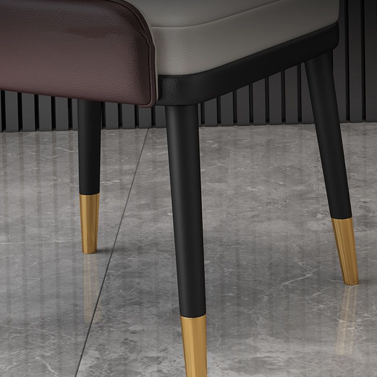 Scandinavian Style Metal Chair Dining Room Parsons Back Chairs (Set of 2) Clearhalo ' kitchen&dining_furn' 'Dining Chairs' 'Dining Tables & Seating' 'dining_chair' 'furn' 'furn_dining_chair' 'Furniture' 'furniture_dining_chair' 'Kitchen & Dining Furniture' 'kitchen' 1200x1200_f5899652-8578-4f06-917e-46eba894b358