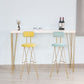 White Wood Top Counter Table Gold 4 Legs Industrial Bar Table for Dining Room Clearhalo 'Bar Furniture' 'Bar Tables' 'bar_tables' 'furn' 'furn_bar_tables' 'Furniture' 'furniture_bar_tables' 'Kitchen & Dining Furniture' 1200x1200_f589baae-e8ec-4a8a-a2dd-87dcc8d0ee1d