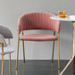 Scandinavian Style Open Back Dining Side Chair Leather Dining Chairs with Gold Legs Clearhalo ' kitchen&dining_furn' 'Dining Chairs' 'Dining Tables & Seating' 'dining_chair' 'furn' 'furn_dining_chair' 'Furniture' 'furniture_dining_chair' 'Kitchen & Dining Furniture' 'kitchen' 1200x1200_f58be077-dafd-4d0e-b4d2-02aed85200b4