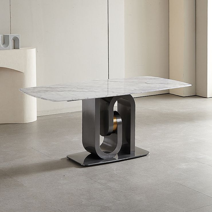 Rectangle Modern Dining Table Set 1/2/5/7 Pcs Dinette Set for Dining Room Clearhalo 'Dining Room Sets' 'Dining Tables & Seating' 'dining_room_set' 'furn' 'furn_dining_room_set' 'Furniture' 'Kitchen & Dining Furniture' 1200x1200_f58bed38-0120-4bf2-8218-d8ea44e96290