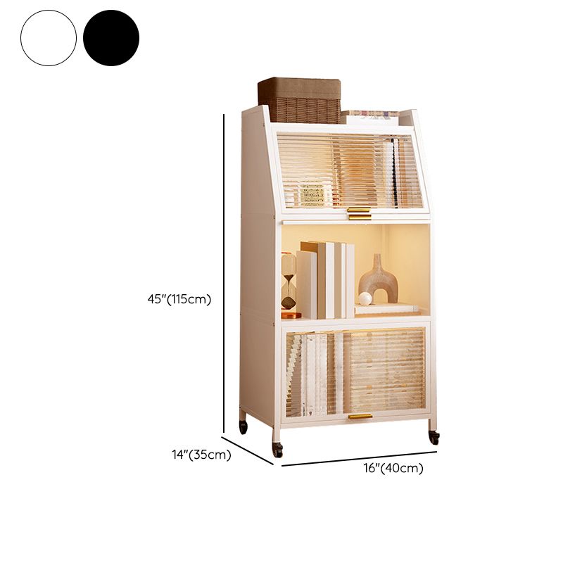 Metal Closed Back Standard Bookshelf Shelves Included Bookcase Clearhalo 'Bookcases' 'furn' 'furn_bookcases' 'Furniture' 'Office Furniture' 1200x1200_f58c7a34-44ba-410a-8c8b-7ee9baecc254