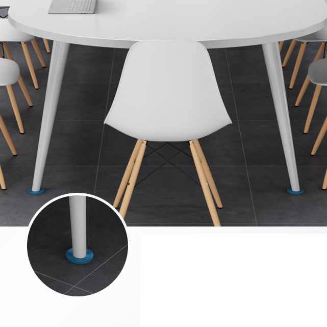 Modern Style Oval Writing Desk Wooden Parsons Base Office Desk Clearhalo 'furn' 'furn_office_desk' 'Furniture' 'furniture_office_desk' 'Office Desks' 'Office Furniture' 'office_desk' 1200x1200_f59024b8-f6bf-441a-b36a-5971ba10f1b3