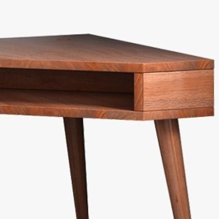 Contemporary Solid Wood Writing Desk Bedroom Office Desk in Brown with Legs Clearhalo 'furn' 'furn_office_desk' 'Furniture' 'Office Desks' 'Office Furniture' 'office_desk' 1200x1200_f5913320-0032-4386-8432-e8de88759ceb