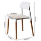 Nordic Style Dining Room Chair Open Back Dining Side Chair with Solid Wood Legs Clearhalo ' kitchen&dining_furn' 'Dining Chairs' 'Dining Tables & Seating' 'dining_chair' 'furn' 'furn_dining_chair' 'Furniture' 'furniture_dining_chair' 'Kitchen & Dining Furniture' 'kitchen' 1200x1200_f5913eec-f7c8-42c1-8351-edc724a4e92f