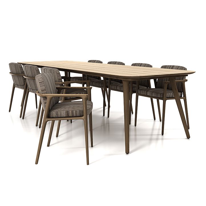Rectangle Dining Site Table Modern Style Solid Wood Dining Room Collection with 4-foot Clearhalo ' dining_table' 'Dining Tables & Seating' 'Dining Tables' 'furn' 'furn_dining_table' 'Furniture' 'furniture_dining_table' 'Kitchen & Dining Furniture' 'kitchen&dining_furn' 'kitchen' 'kitchen_dining_table' 1200x1200_f5923f62-9b90-4f01-80c3-9ce12833357a