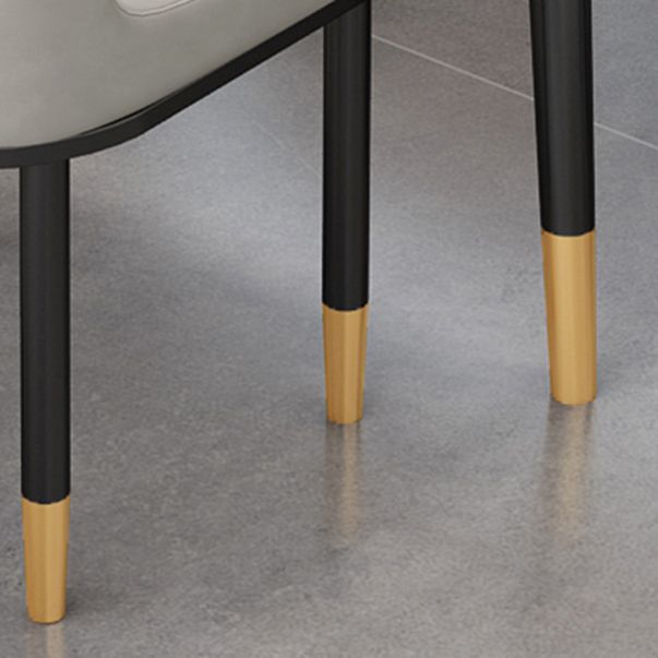 Glossy White Dining Table Set 1/4/5/7 Pieces Stone Dinette Set for Kitchen Clearhalo 'Dining Room Sets' 'Dining Tables & Seating' 'dining_room_set' 'furn' 'furn_dining_room_set' 'Furniture' 'Kitchen & Dining Furniture' 1200x1200_f592f4fa-803e-45e4-bed5-9302c98fc0ed