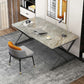 29.53 "Tall Stone Office Desk Sled Base rechthoekig schrijfbureau