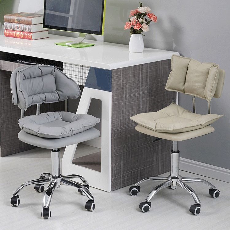 Swivel Adjustable Modern Bar Stool Office Low Back Leather Counter Chair Clearhalo 'Bar Furniture' 'Bar Stools' 'bar_stools' 'furn' 'furn_bar_stools' 'furniture_bar_stools' 'Kitchen & Dining Furniture' 'kitchen&dining_furn' 'kitchen' 'kitchen_furn' Furniture' 1200x1200_f594be82-4e86-4bd8-b22b-60eb13df9e33