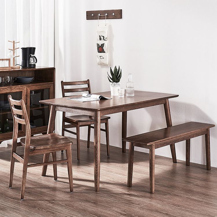 Solid Wood Dining Room Table Contemporary Style 4-foot Dining Site Table Clearhalo 'Dining Tables & Seating' 'Dining Tables' 'dining_table' 'furn' 'furn_dining_table' 'Furniture' 'furniture_dining_table' 'Kitchen & Dining Furniture' 'kitchen' 'kitchen_dining_table' 1200x1200_f59a5273-ea77-44ad-b59d-b35749250849