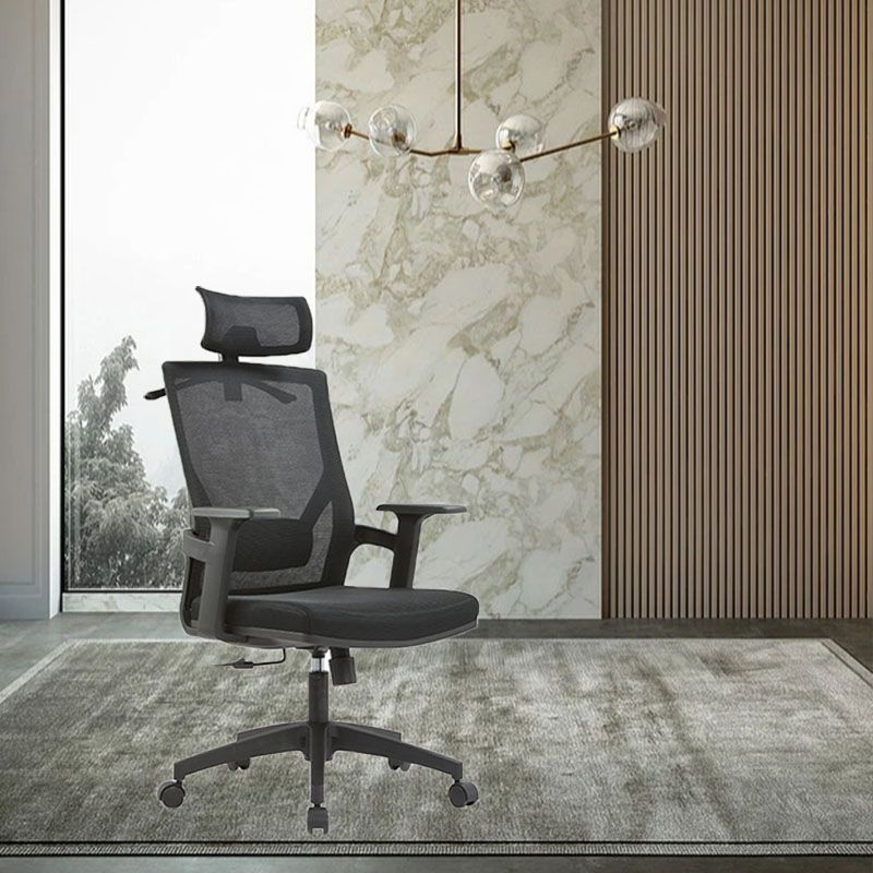 Mid / High Back Office Chair Rotatable Mesh Task Chair with Wheels Clearhalo 'furn' 'furn_office_chair' 'Furniture' 'Office Chairs' 'Office Furniture' 'office_chair' 1200x1200_f59ba62a-98d6-41d5-b9c7-e8e7b500473b