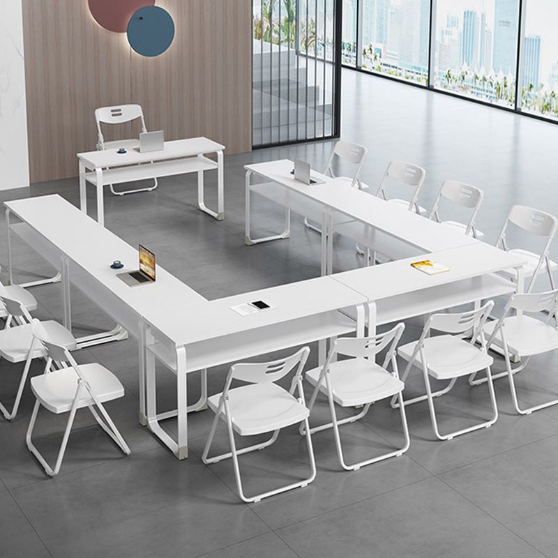 Moderner Plastik -Office -Stuhl Armless Folding Conference Stuhl