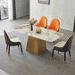 Metal Traditional Luxury Rectangle Indoor Table Sintered Stone Table with Pedestal Clearhalo ' dining_table' 'Dining Tables & Seating' 'Dining Tables' 'furn' 'furn_dining_table' 'Furniture' 'furniture_dining_table' 'Kitchen & Dining Furniture' 'kitchen&dining_furn' 'kitchen' 'kitchen_dining_table' 1200x1200_f5a0329a-1aef-4e76-ac02-0d5005ea4ce4