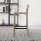 Modern Bar-stool Leather Counter Bar Stool with Metal Legs for Kitchen Clearhalo 'Bar Furniture' 'Bar Stools' 'bar_stools' 'furn' 'furn_bar_stools' 'Furniture' 'furniture_bar_stools' 'Kitchen & Dining Furniture' 1200x1200_f5a0e737-1907-4fba-b9a6-77ffa42252ca